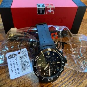Tissot Seastar Chronograph watch- brand new, never on a wrist